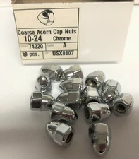 Midwest Fastener coarse acorn cap nuts 10-24 Lot of 14 #12244