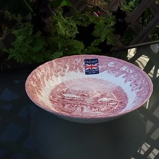 Christmas Time  Big Serving / Pasta  Bowl  9 " Royal  Wessex by Churchill  New