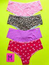 Victoria's Secret PINK Size M Seamless Cheeky Panty Bundle - Lot of 4
