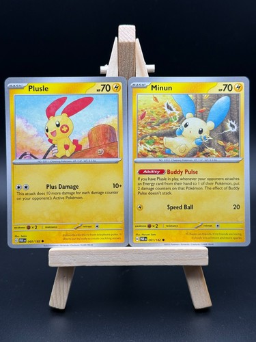 Pokémon Minun and Plusle 7 7 - Metronome - My Pokemon Card