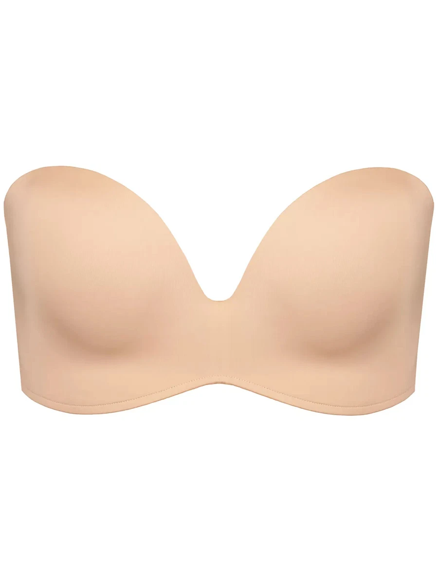 Wonderbra Strapless Bra Ultimate Strapless Magic Hands Bra Nude Skin