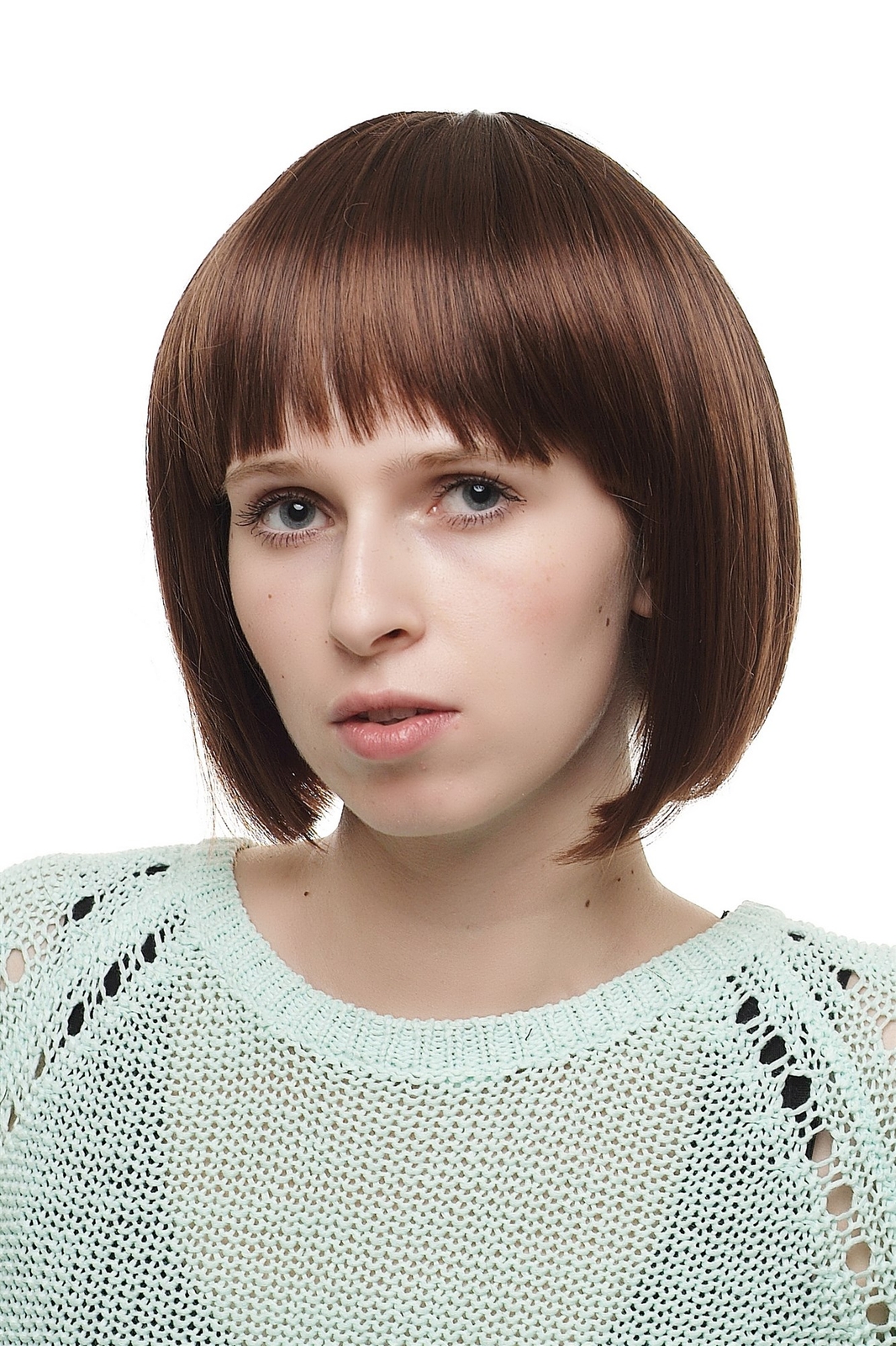 Women's Wig Wig Voluminous Bob in Mixed Brown/Chestnut 25cm 2304-2T30