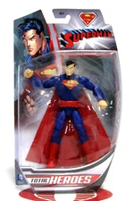 DC Total Heroes Action Figure Superman NOC 2014 Mattel