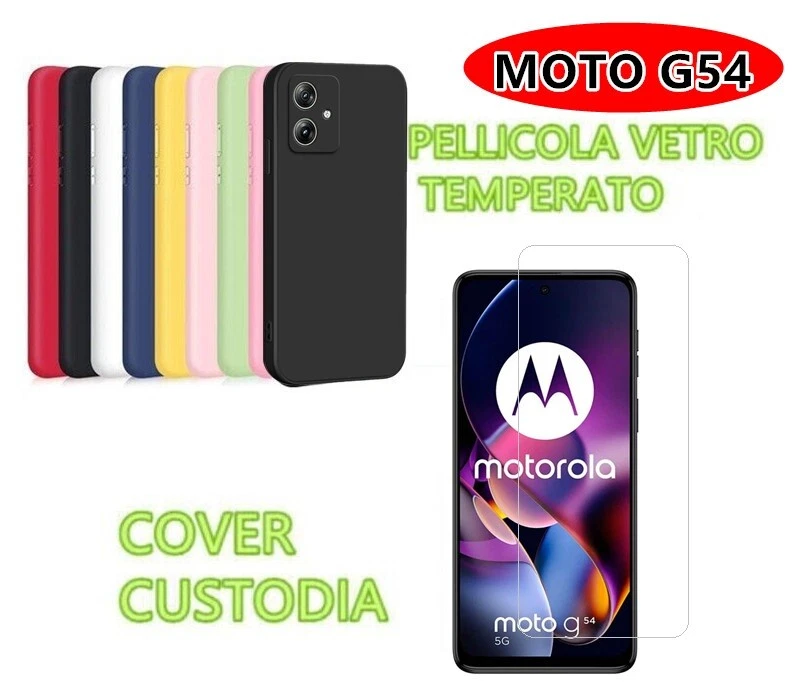 Cover Custodie Morbido Silicone Sottile TPU Gomma per MOTOROLA MOTO G54 5G