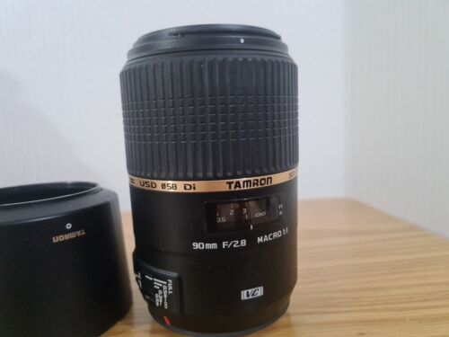 Tamron 90mm Lens Macro Canon EF mount SP F/2.8 Di 1:1 VC USD *Read Description* - Picture 2 of 10