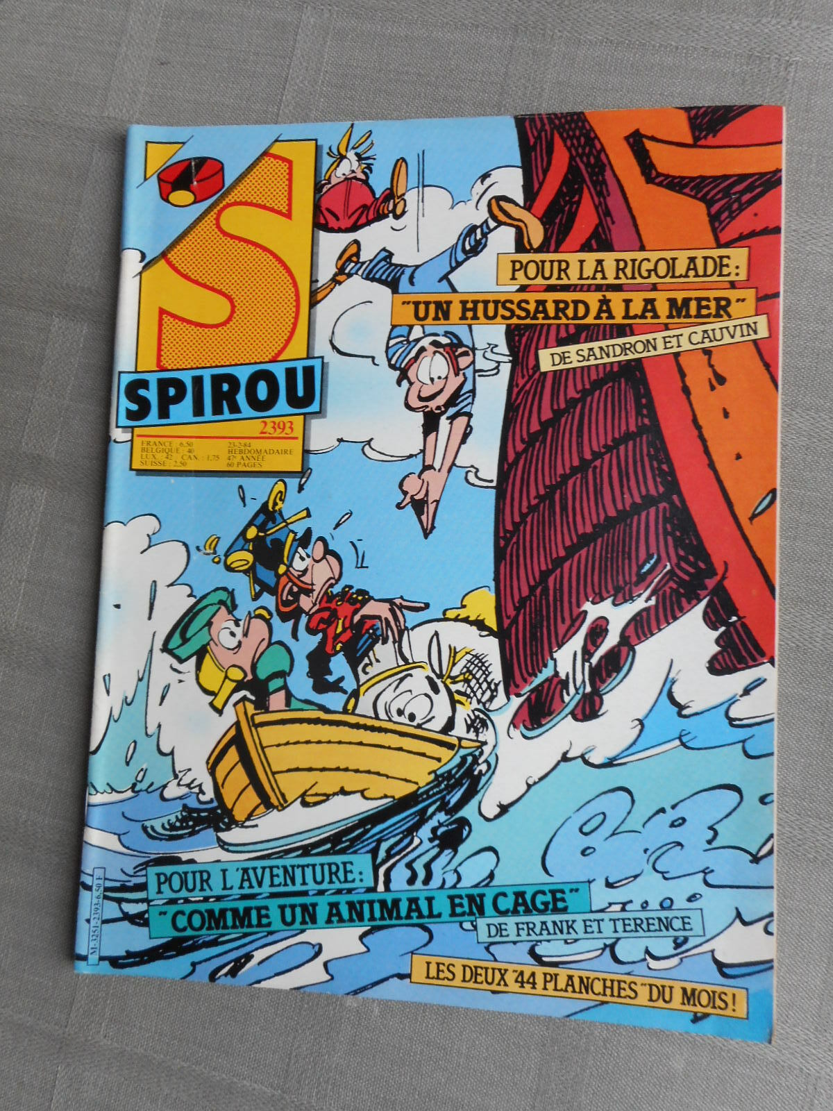 Spirou Weekly No. 2393 1984 TBE Complete