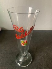 ancienne flute émaillée biere brasserie pils adelshoffen lettrage entouré vert