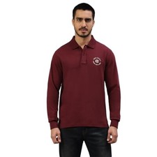 Royal Enfield Men's Regular Fit T-Shirt TSA230005 Burgundy