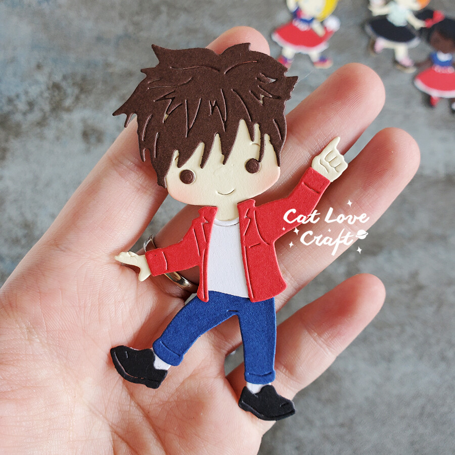 SAOLA Calzino festa ballerine luppolo ragazzo ragazza metallo fustelle scrapbooking creazione carte