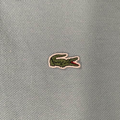 Polo Lacoste uomo 3XL taglia 8 blu manica lunga verde coccodrillo casual golf - Foto 3 di 8