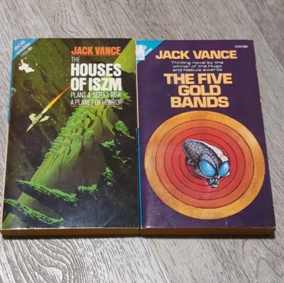 2 Jack Vance Ace Doubles. 4 novellas. Vintage Sci-fi Paperbacks.