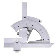 Hi-quality Carbon Steel Universal Bevel Protractor 0-320 Degree Accuracy Angle
