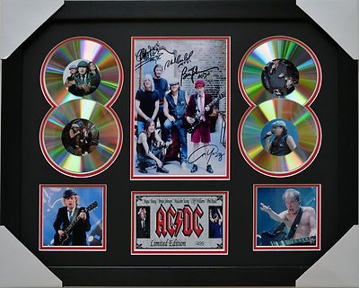 AC DC SIGNED MEMORABILIA FRAMED 4 CD LIMITED EDITION | eBay