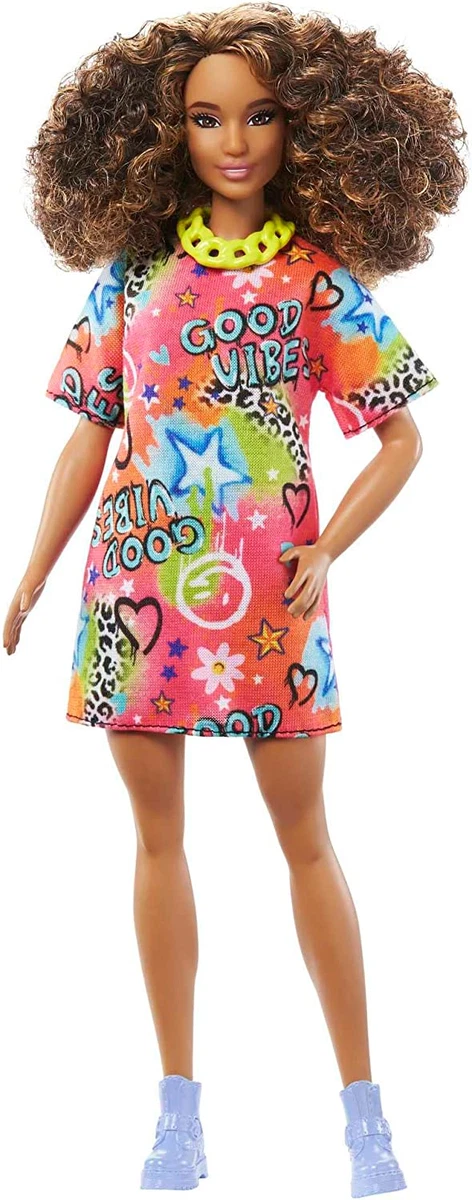 Brown hair hotsell barbie doll