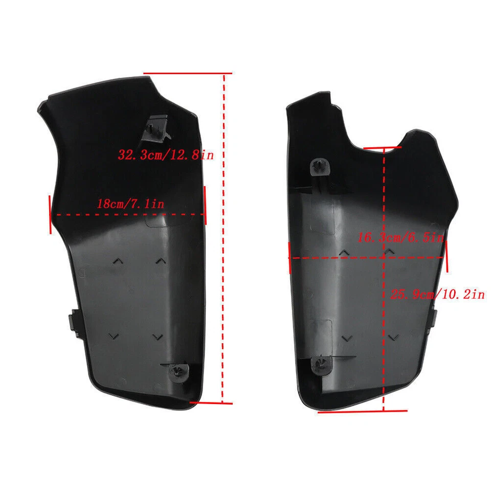 Battery Side Fairing Covers For Honda 2004-2013 Shadow Aero 750 VT750C VT750C2 Foto 2 de 4