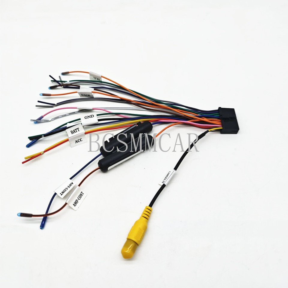 20Pin Wire Harness Wiring Car Radio DVD Connector Cable Power Cord