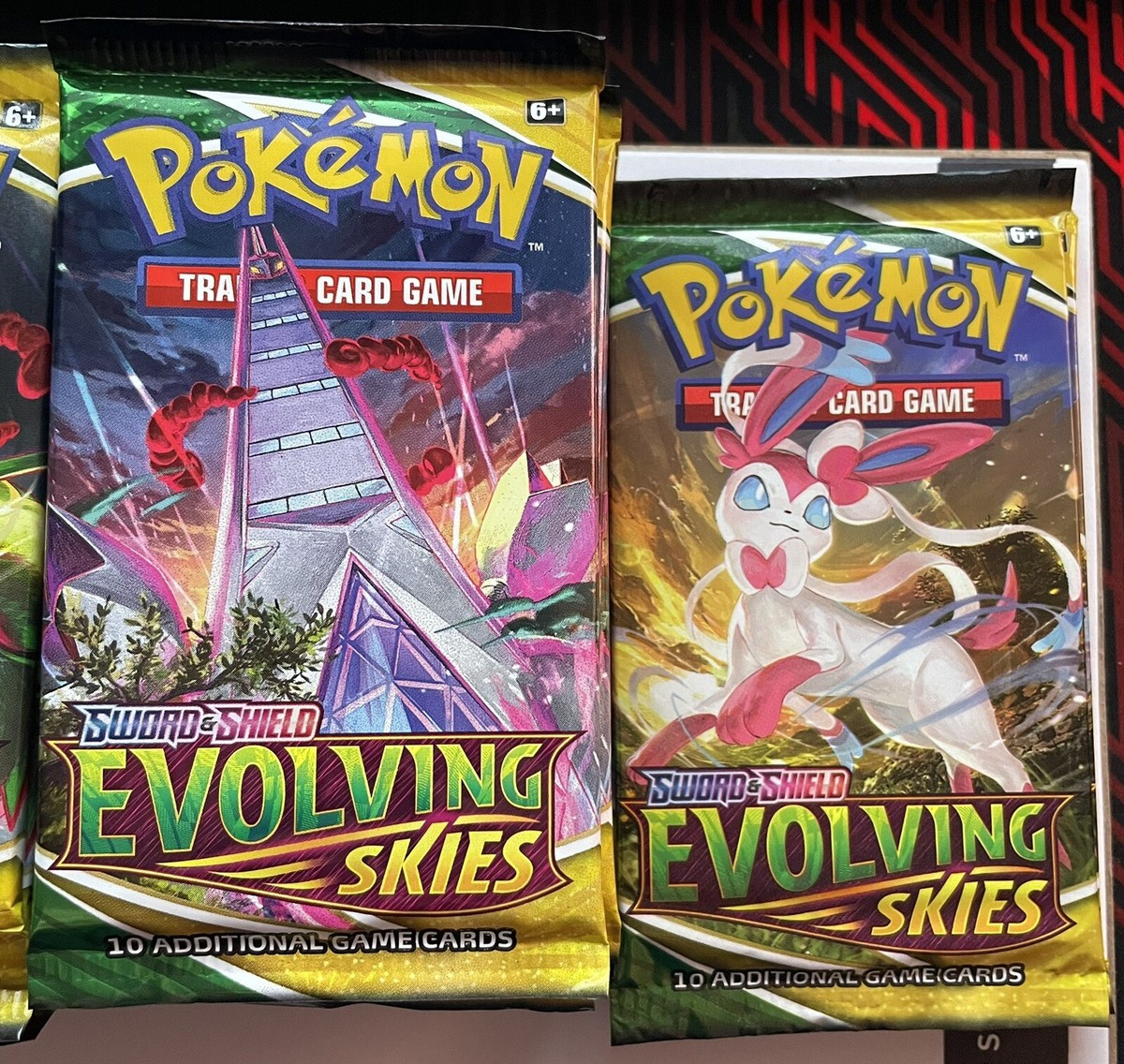 ポケットモンスター　evolving skies 未開封 Pokemon Evolving Skies *1* Booster Packs - Random Art - NEW