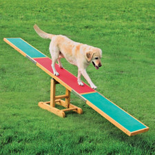 Dog  Agility Seesaw Training Equipment For Dogs Weather Resistant Non-Slip Safe