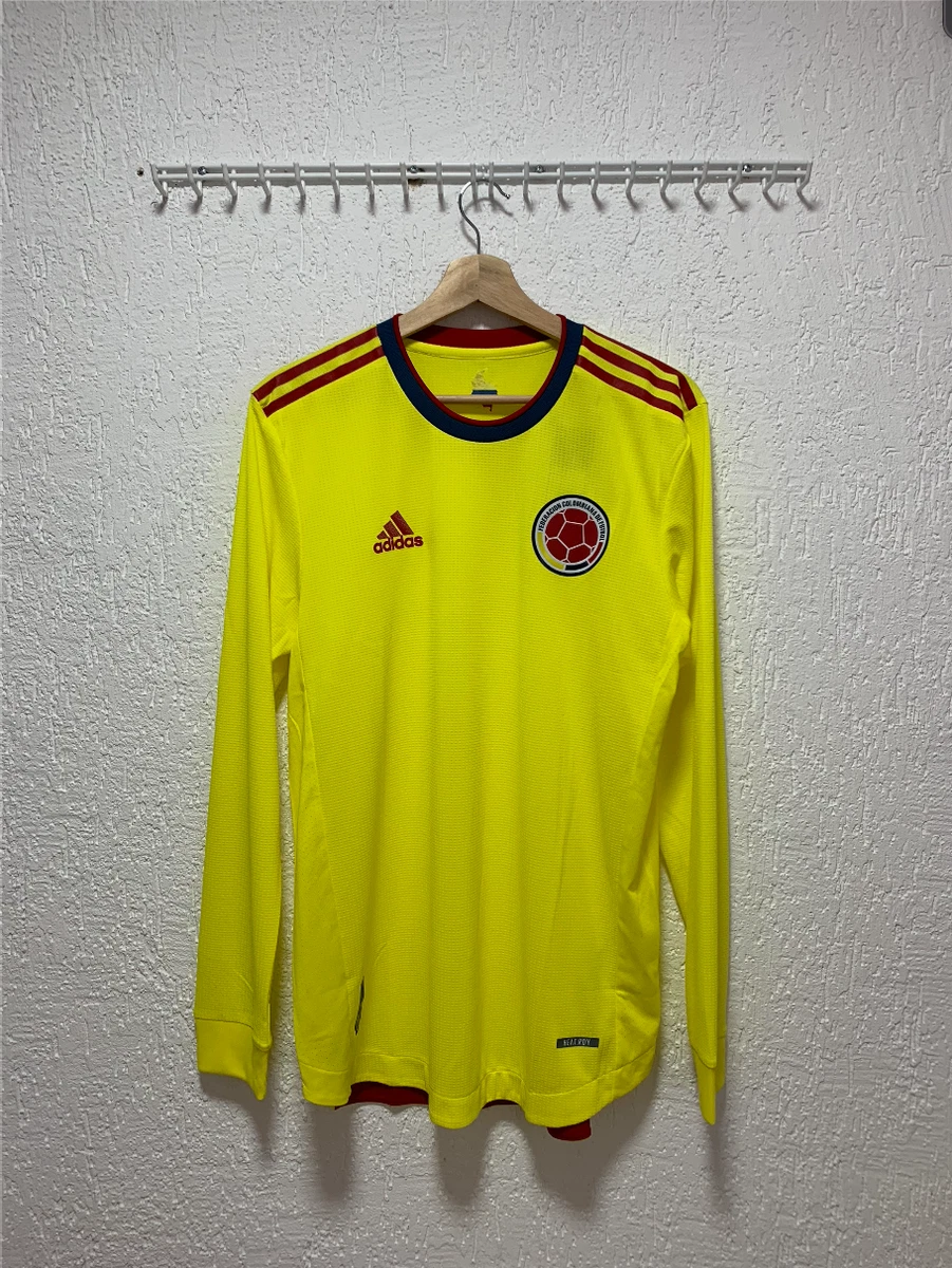 Colombia No5 W.Barrios Home Long Sleeves Soccer Country Jersey