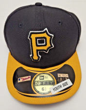 Pittsburgh Pirates MLB New Era 59 Fifty Youth Diamond Fitted Hat 6 1/2