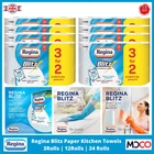 Regina Blitz Original 3Ply XLarge Strong MultiPurpose Kitchen Roll 3,12,24 Rolls