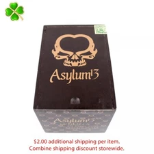 Asylum 13 Medulla 52 x 6 Maduro Empty Wood Cigar Box 6.5" x 4.5" x 4.5"