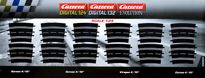Carrera 20578 - Evolution/Exclusiv 1:24 Kurven 4/15 Grad (12 Kurven)
