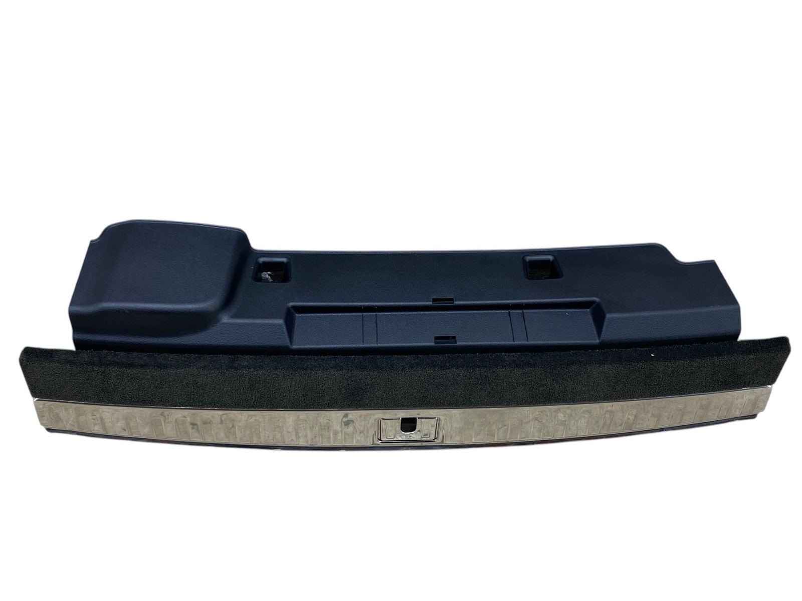 16 - 20 BENTLEY BENTAYGA OEM REAR SILL SCUFF PLATE TRIM CARRIER LOCK COVER PANEL
