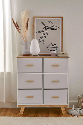 Urban Outfitters White 6 Drawer Chest of Drawers / Dresser | eBay Urban Outfitters White 6 Drawer Chest of Drawers / Dresser | eBay