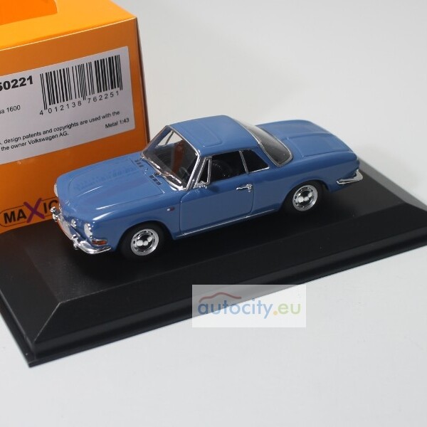 MINICHAMPS VOLKSWAGEN KARMANN GHIA 1600 - 1966 - BLUE 940050221