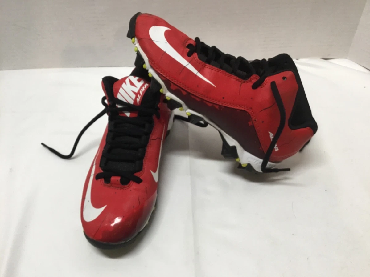 Designer Nike Youth Football Cleats 3.5Y / Red