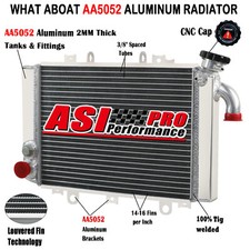 ASI Aluminum Radiato For 1995-1997 Kawasaki ZX6R ZX 6R NINJA ZX-6R ZX600F