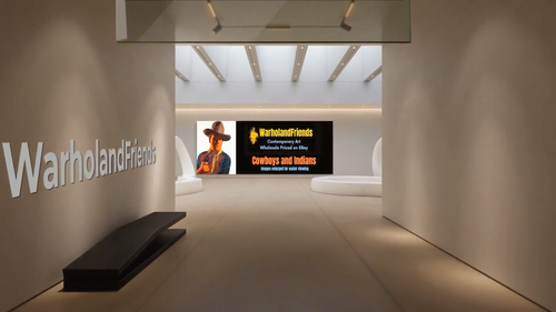 ANDY WARHOL "Annie Oakley"- Silkscreen-Cowboys Indians- Museum Quality- Top 10! - Video 1 of 1