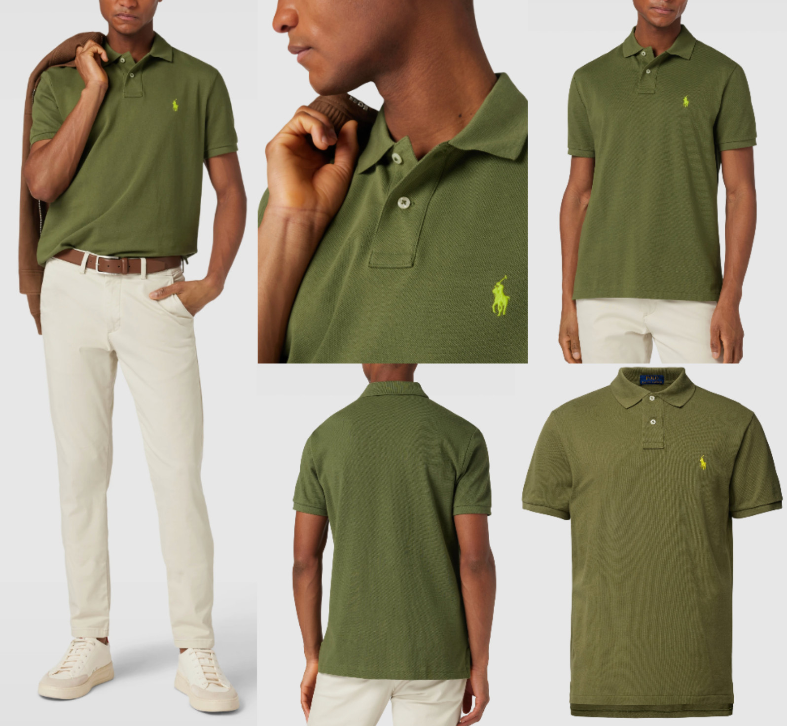 Polo Ralph Lauren Polo Shirt Custom Slim Fit Pony Shirt T-Shirt XL