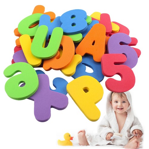 Numbers Children Pcs Play Floating Baby Bathroom 36 Letters Bath Toys Kids Foam - Picture 4 of 10