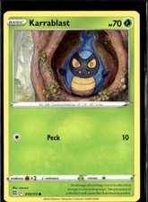 Pokemon Karrablast 015/172 Brilliant Stars Non Holo Common  5 Card Lot