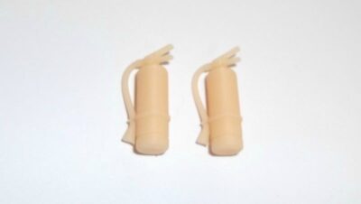 Greenhills Slot Car Fire Extinguisher Pair Unpainted - NEW - MACC593