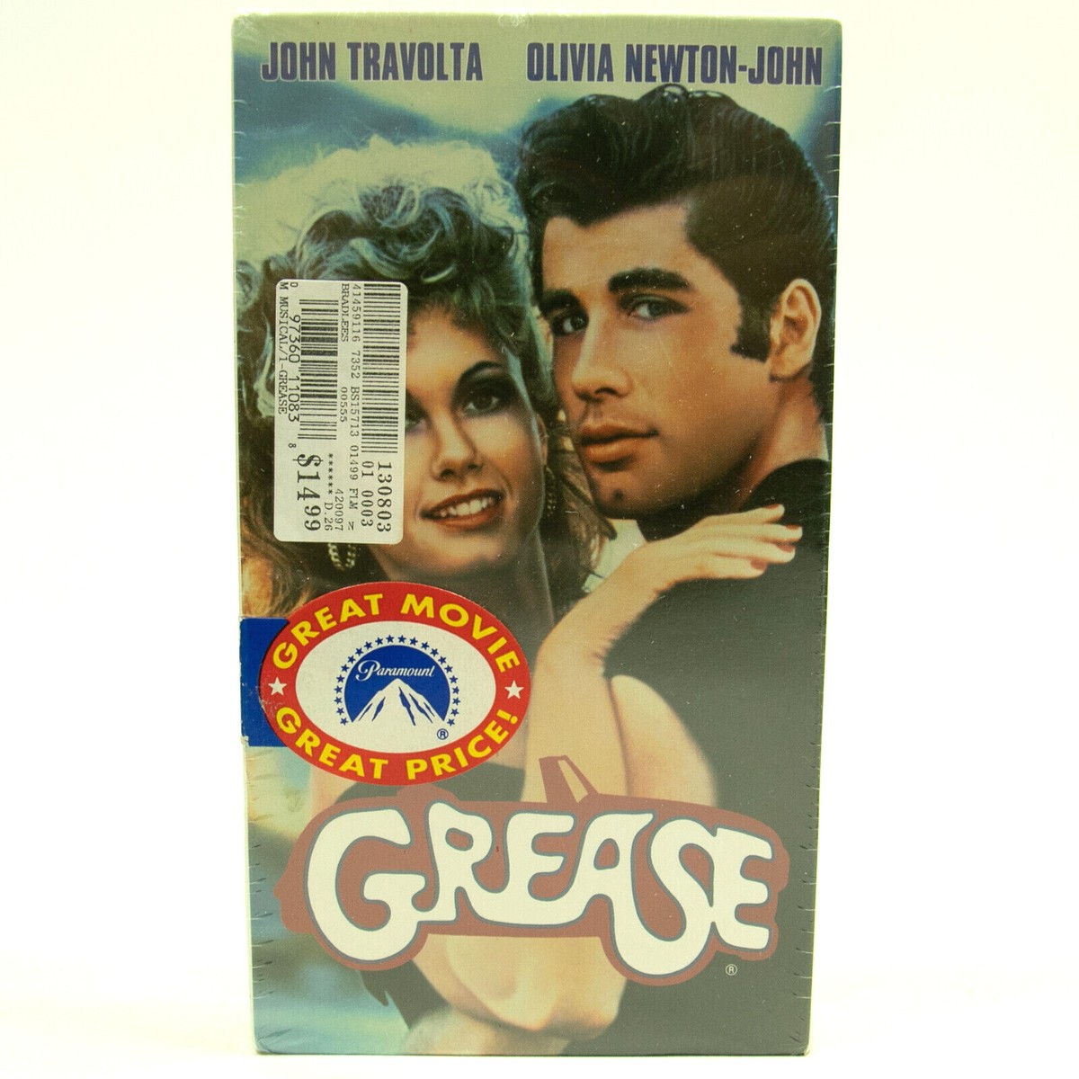 Grease Paramount VHS Tape SEALED 1990 Vintage 97360110821| eBay