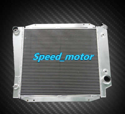 Aluminum 3 Row Radiator For 1966-1977 Ford Bronco Roadster Wagon 289/302 5.0L V8