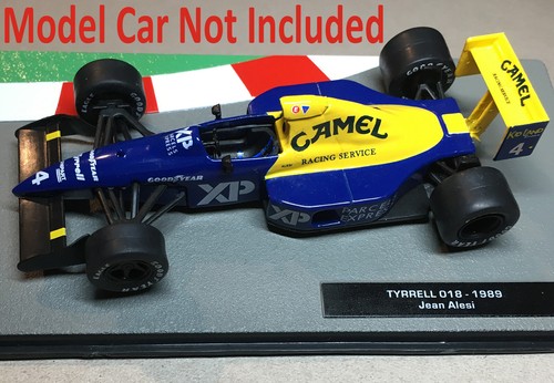 Formula 1 Collection Camel DECALS for the Tyrrell 018 1989 1/43 scale Alesi car - Picture 4 of 5