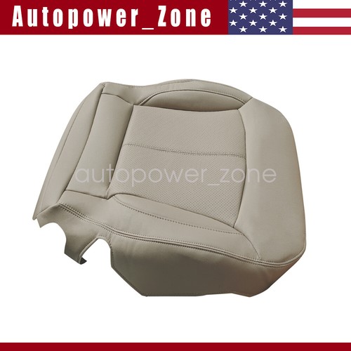 Front Driver Side Bottom PERF Leather Tan Seat Cover For 2010-13 Buick LaCrosse