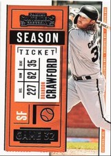 2020 Panini Contenders Brandon Crawford #77
