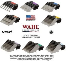 WAHL STAINLESS STEEL GUIDE ATTACHMENT COMB*FIT OSTER A5 Turbo,Golden,A6 Clippers