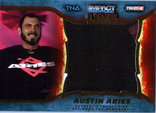 TNA Austin Aries 2013 Impact Wrestling LIVE GOLD Jumbo Relic Card SN 35 of 50