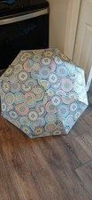 Vera Bradley Sunny Medallion Compact Umbrella Retired Pattern - Excellent Cond