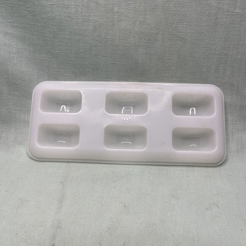 Tupperware Popsicle Mold Replacement Tray 6 Slot Ice Pop Maker White Vintage 481