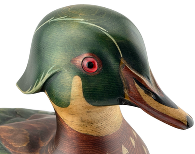 【ヴィンテージ】Tom Taber（トム・タバー）木製デコイ｜アメリカ 1985 Vintage Tom Taber Woodendare 1985 Signature Collection Signed Wood