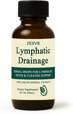 Nuflos Lymphatic Drainage Drops, Lymphatic Drainage Massager& Supplements, 2 Fl.