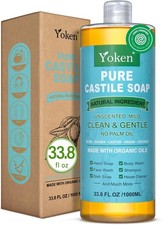 e Castile Liquid Soap Organic, Made with Organic Oils, No Added