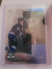 1997-98 Pinnacle Team Pinnacle Mirror Foil Back Eric Lindros Mark Messier #5 HOF